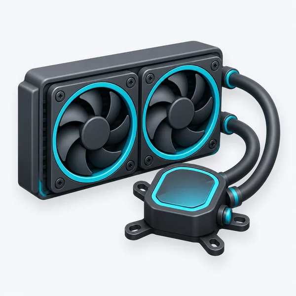 簡易水冷（AIO） の製品写真（代表例）